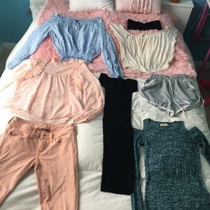 American 🦅, Zara,H&M, Hollister and more items